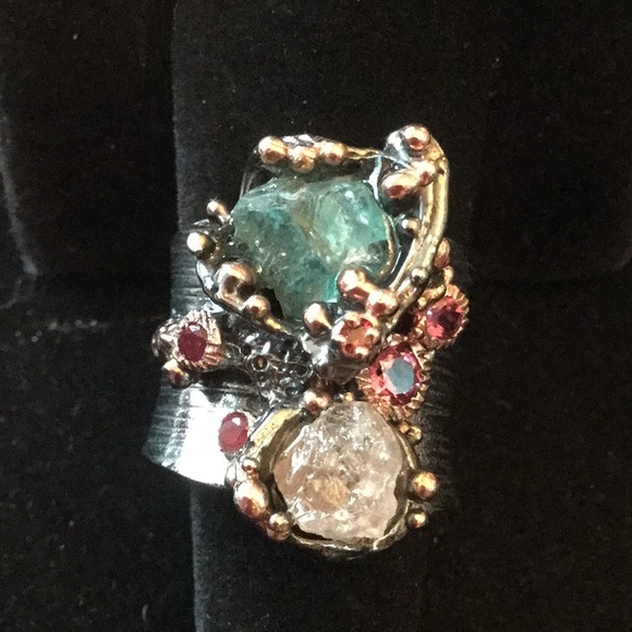 Atlanta Gem & Mineral Show Jewelry - ⭐️HOLD FOR CAROL ONLY Fluorite Artistic Ring